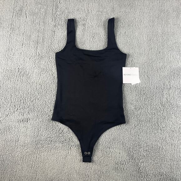 Beyond Yoga Tops - Beyond Yoga Women's Small Black Polyester Elastane Base Tank Sleeveless Bodysuit